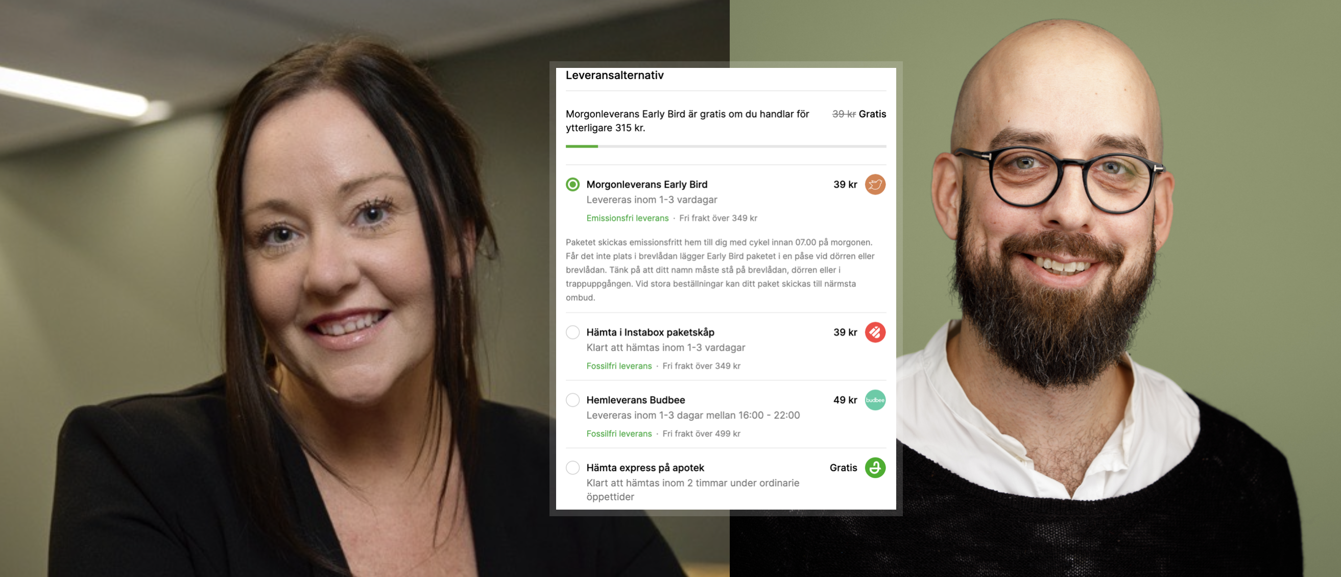 Early Bird Launches Aimabel’s Parcel for Carbon Footprint of Deliveries at Check-out – Apoteket First to Implement